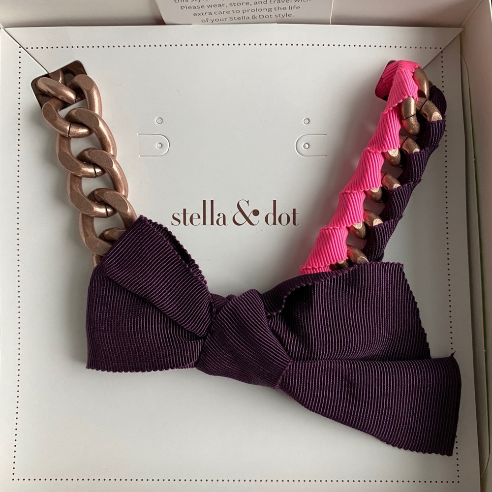 Stella & Dot Bella Bow Necklace